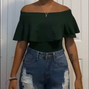 Daze Emerald Green Bodysuit